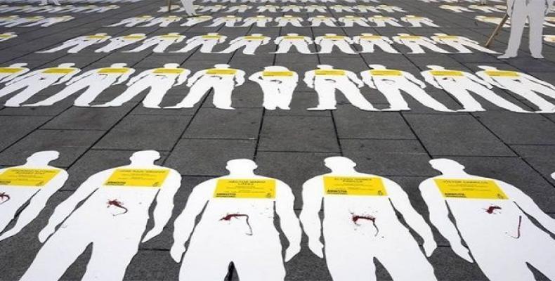 Victimas de asesinatos de paramilitares en Colombia
