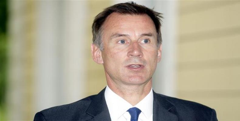 UK Foreign Secretary Jeremy Hunt.  Photo: Democracy Now