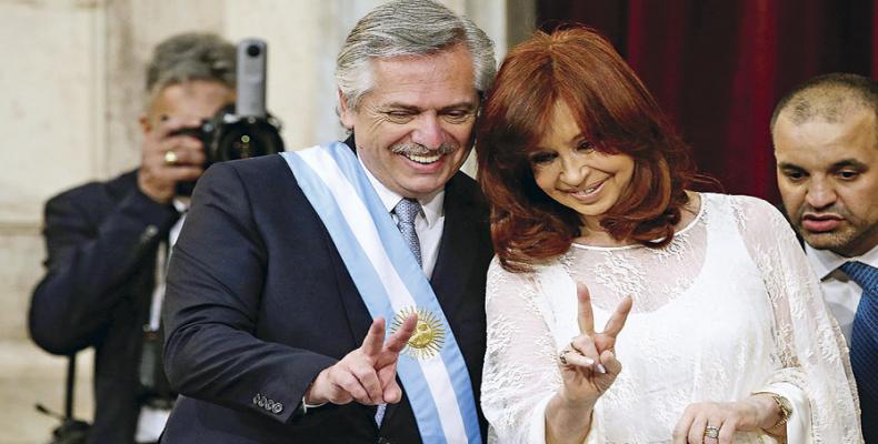 Alberto Fernández y Cristina Fernández