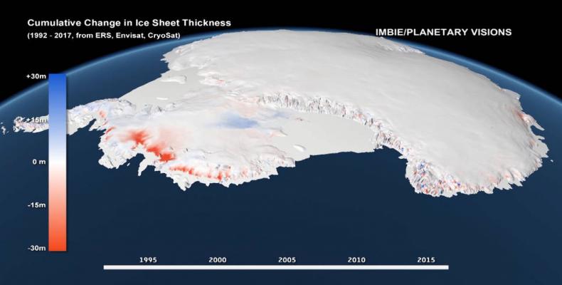 Antarctic ice melt speeding up, threatening coastal cities worldwide.  Photo: Reuters
