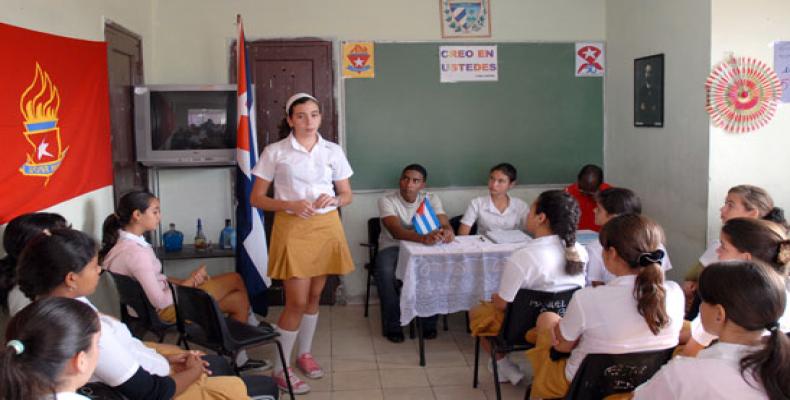 El completamiento de la cobertura educativa en La Habana ronda el 91 por ciento. Fotos: Archivo
