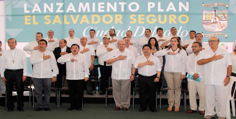 El Salvador Lanzamiento del Plan El Salvador Seguro-Ciudad (Fotos/ 2015 Presidencia)