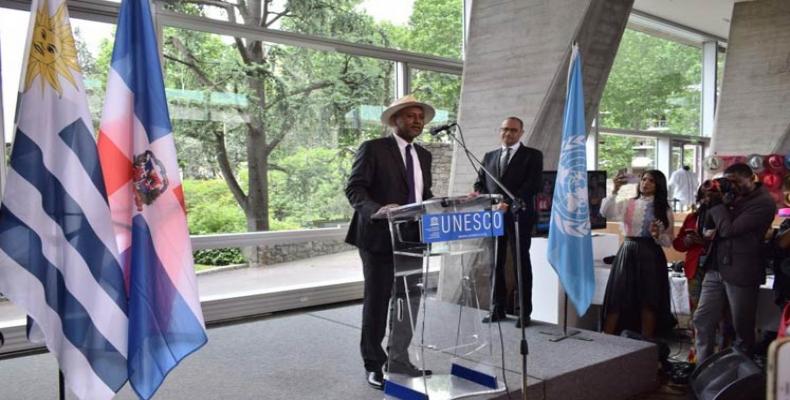 Edouard Matoko, subdirector general de la Unesco, durante la apertura de la Semana de América Latina y el Caribe. (Foto:PL)