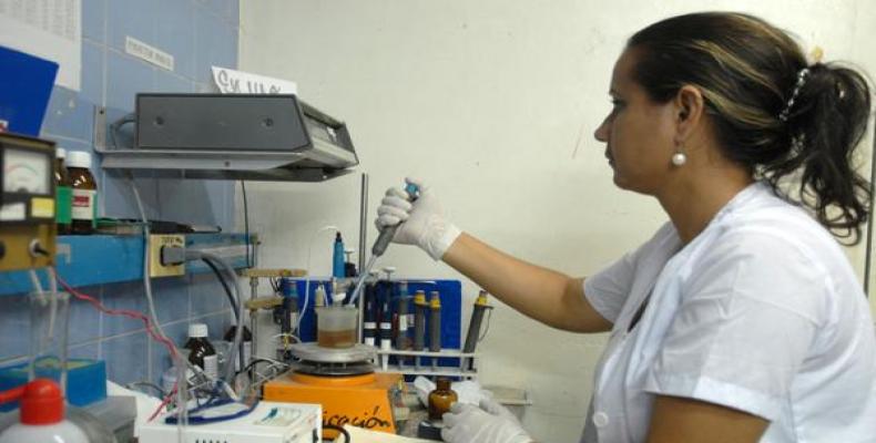 El Centro Nacional de Biopreparados desarrolla un grupo de investigaciones biotecnológicas y farmacéuticas.Foto:ACN.