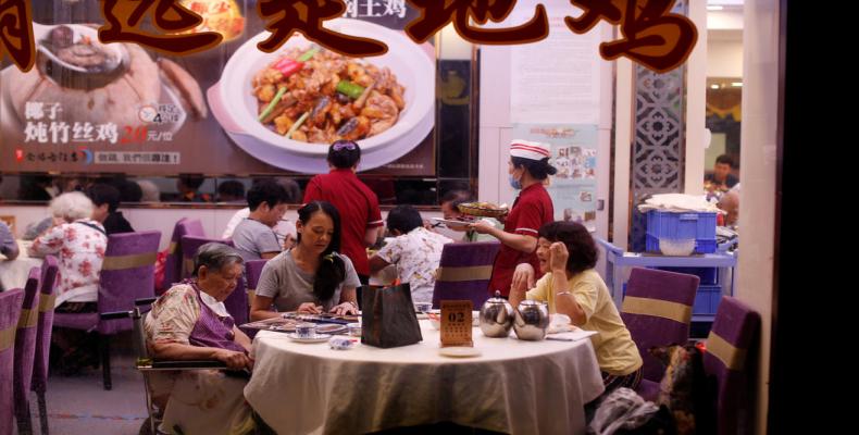 Un restaurante en Cantón, China, 1 de septiembre de 2019. Ffoto/Reuters