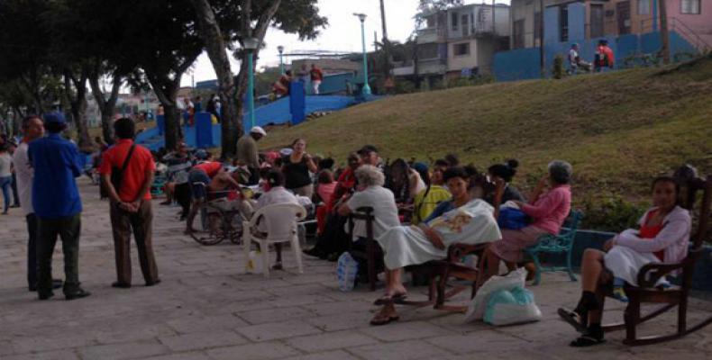 Las personas están mejor preparadas y tienen mayor conciencia de que habitan una zona de peligro sísmico. Foto: Miguel Rubiera/ACN