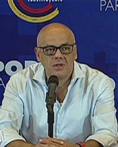 Jorge Rodríguez, dirigente del PSUV