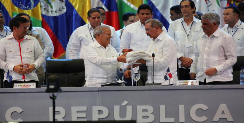 El Salvador recibe Presidencia Pro Témpore de CELAC.