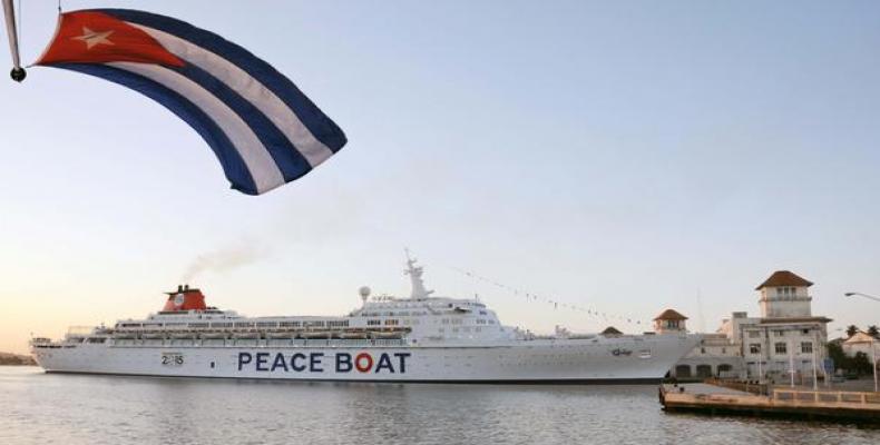 Le Bateau pour la Paix devait jeter l'ancre, une nouvelle fois à La Havane, le 13 juin dernier.