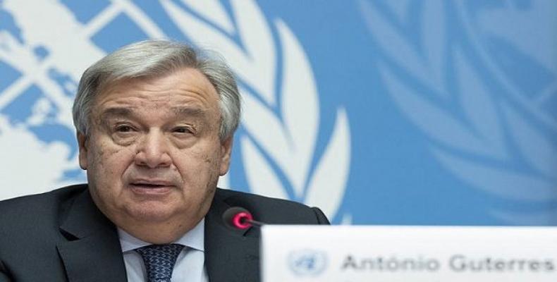 António Guterres, ĝenerala sekretario de  UN