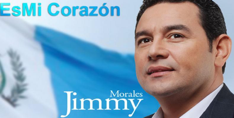 Presidente de Guatemala, Jimmy Morales,