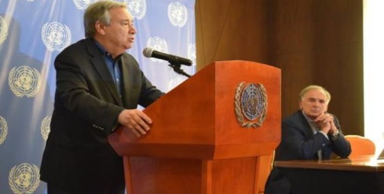 Antonio Guterres, secretario general de la ONU