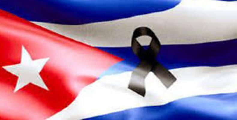 De todas partes del mundo continúan llegando a Cuba mensajes de condolencias.Imágen:Archivo.
