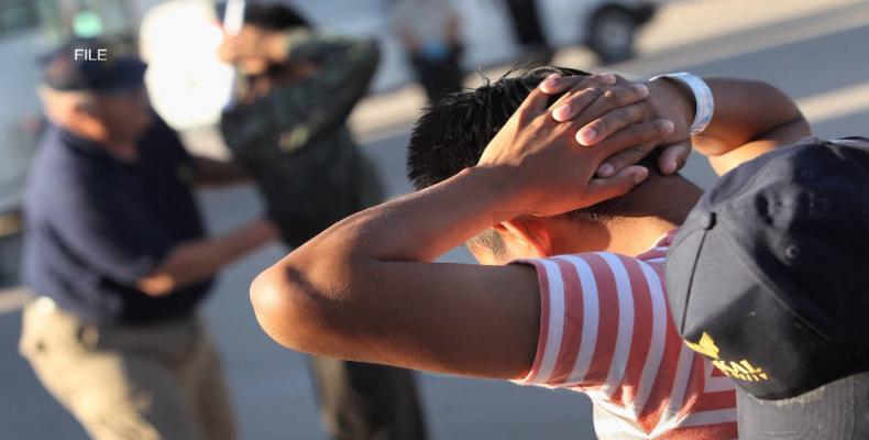 Immigrant children, arrested in U.S., could be held on military bases.  Photo: Democracy Now