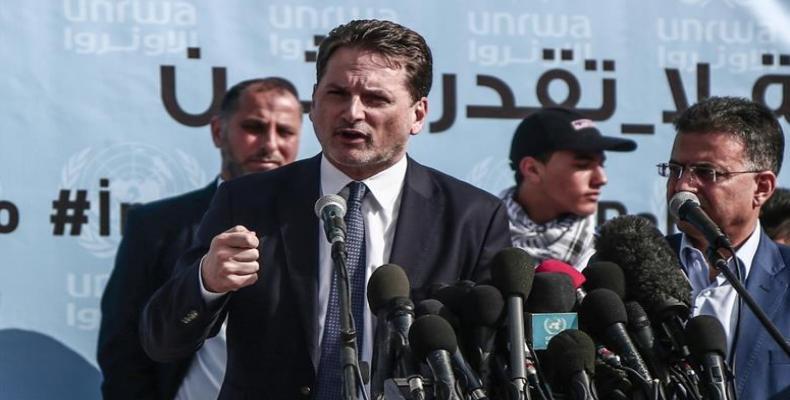 Pierre Krähenbühl, UNRWA's commissioner-general.