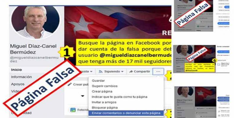 Denuncian en Cuba nueva fake news sobre presidente Díaz-Canel. Foto: PL.