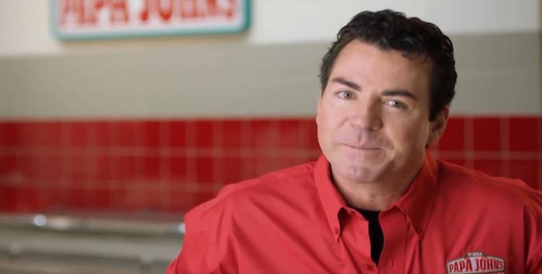 Papa John’s founder steps down as chairman after using N-word.   Photo: AP