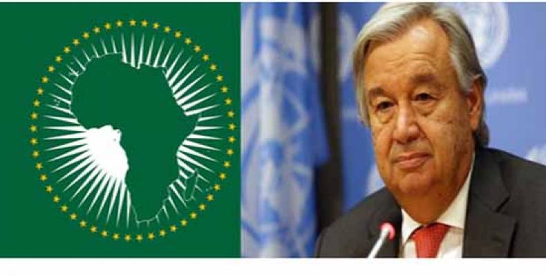 Guterres se une a la lista de personalidades que manifiestan su pesar por deceso del líder africano. Fotos. Archivo