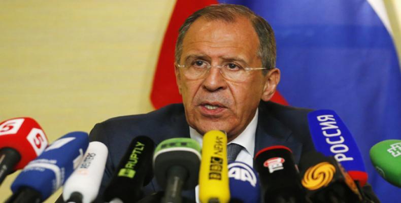 Russian Foreign Minister Sergey Lavrov 