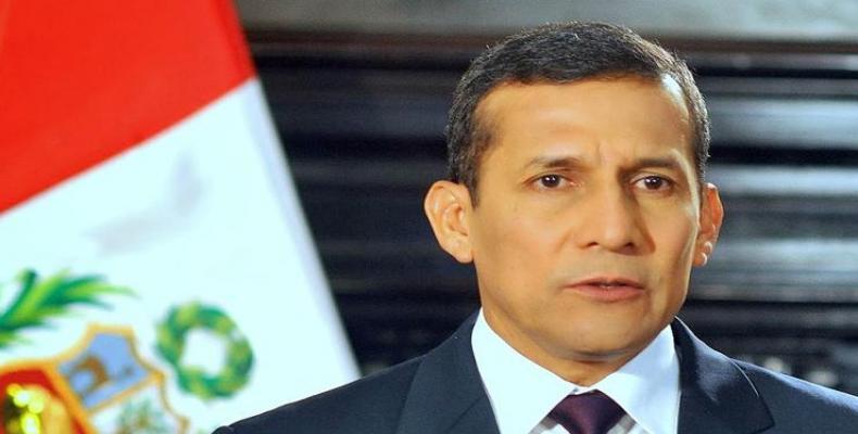 Peruvian President Ollanta Humala