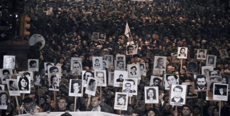 Protestas por los desaparecidos durante la dictadura de Uruguay