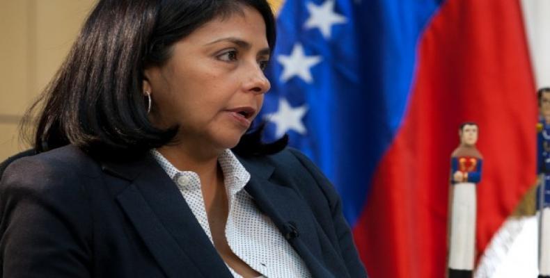 Ministra de Relaciones Exteriores de Venezuela, Delcy Rodríguez