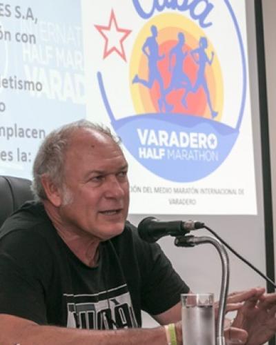Alberto Juantorena, président de la Fédération Cubaine d'Athlétisme