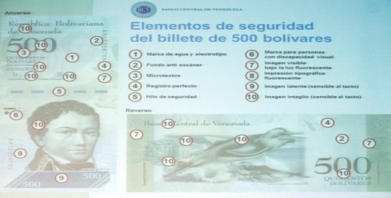 Billete de 500 bolivares
