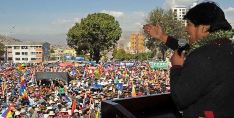 La popularidad del presidente Evo Morales sigue en ascenso 