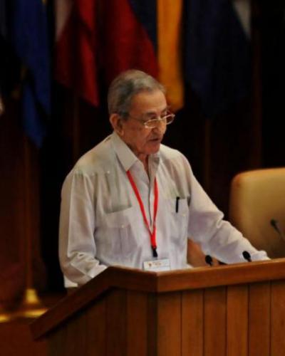 José Ramón Balaguer Cabrera, jefe del Departamento de Relaciones Internacionales del Partido Comunista de Cuba. Foto: José Manuel Correa