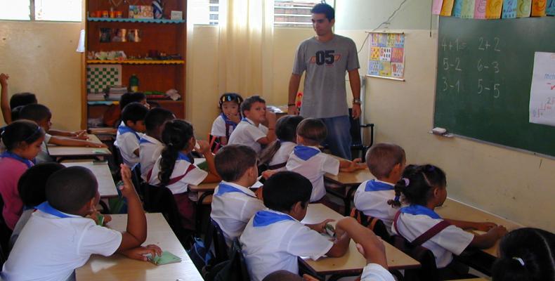 Ultiman detalles en Cuba para el curso escolar.Foto: Mined.