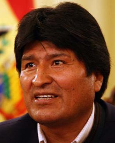 Presidente de Bolivia, Evo Morales,