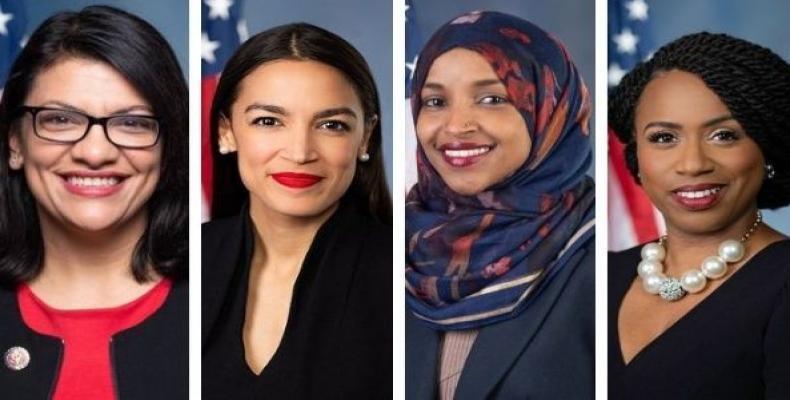 Congresswoman Alexandria Ocasio-Cortez, Ayanna Pressley, and Rashida Tlaib were born in the US, while Ilhan Omar is a US citizen. | Photo: U.S. Congress