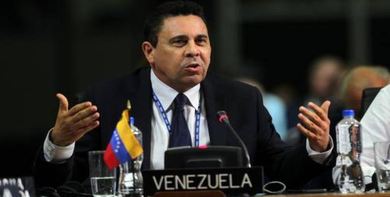 Venezuelan Ambassador to the United Nations, Samuel Moncada.  (Photo: teleSUR)
