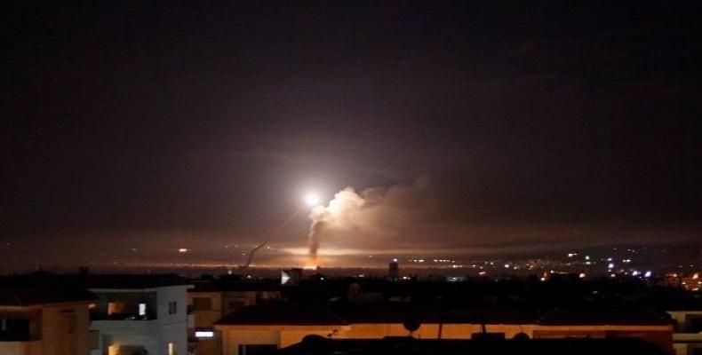 &quot;The Syrian air defenses are confronting a new wave of Israeli aggression,&quot; state news agency SANA reported.  Photo: Reuters