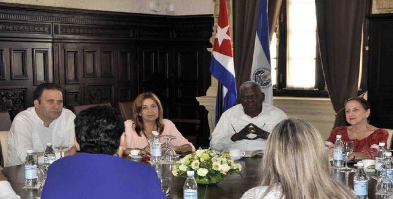 El encuentro tuvo lugar en el Capitolio de La Habana, sede del Parlamento cubano. Foto: Tony Hernández Mena