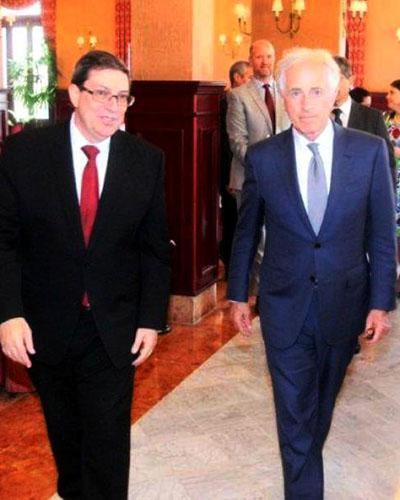 Cuban foreign minister meets with visiting chairman of U.S. Senate Foreign Relations Committee