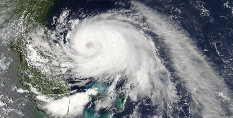 Imagen de la tormenta tropical Arthur del 2014/NASA Goddard MODIS Rapid Response Team. Foto: Cubadebate.