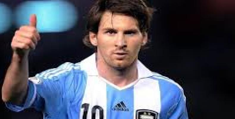 Messi con la selección argentina. Foto: archivo