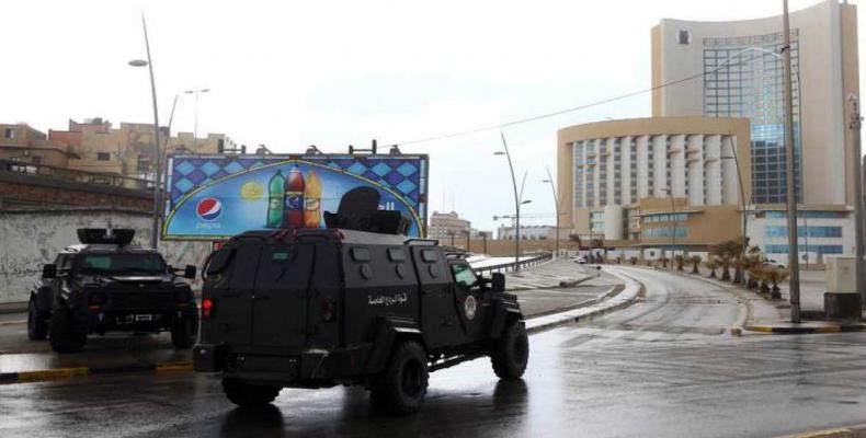 Fuerzas de seguridad en Trípolis. TRVE.es