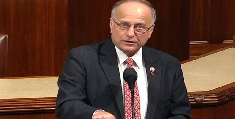 Racist Republican congressional representative, Steve King.  Photo: AP