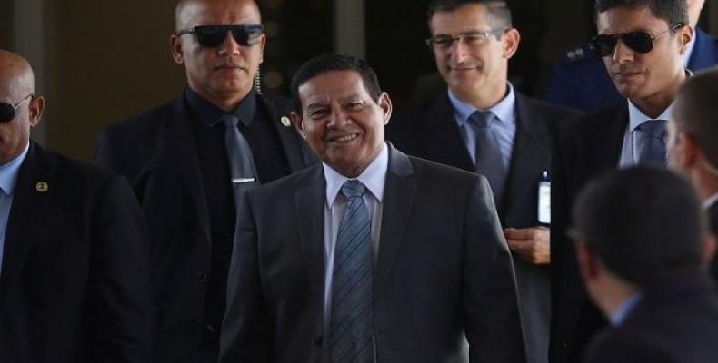 Brazil's Vice President Hamilton Mourao is an admirer of dictatorship era and believes torture is justified.  Photo: Reuters