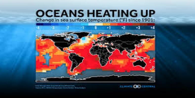 Report says oceans warming much faster than previously thought.  Photo: Google