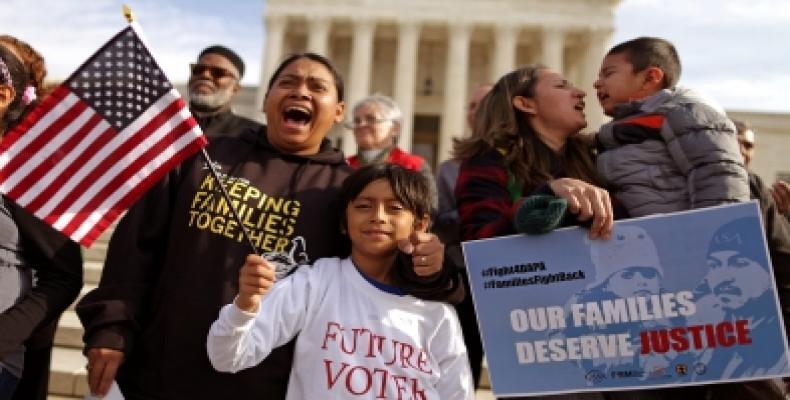 Usonanoj manifestacios kontraŭ migra politiko de Donald Trump.