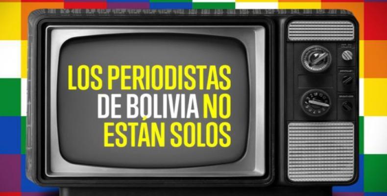 La UPEC también repudia el ataque a la radio de la Confederación Sindical Única de Trabajadores Campesinos de Bolivia. Foto: Resumen Latinoamericano