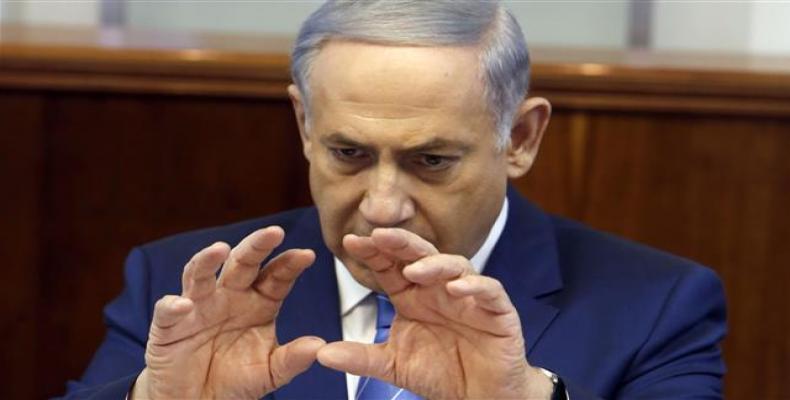 Primer ministro en funciones de Israel, Benjamín Netanyahu,