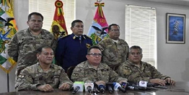 The armed forces called on their compatriots to stop the violence.  (Photo: APG)