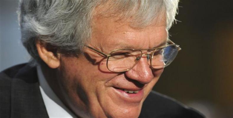 Former House of Representatives Speaker Dennis Hastert