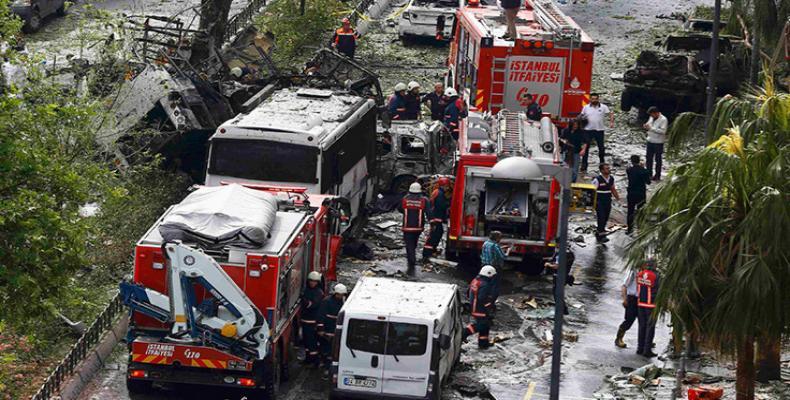 imagen ilustrativa del atentado en Estambul