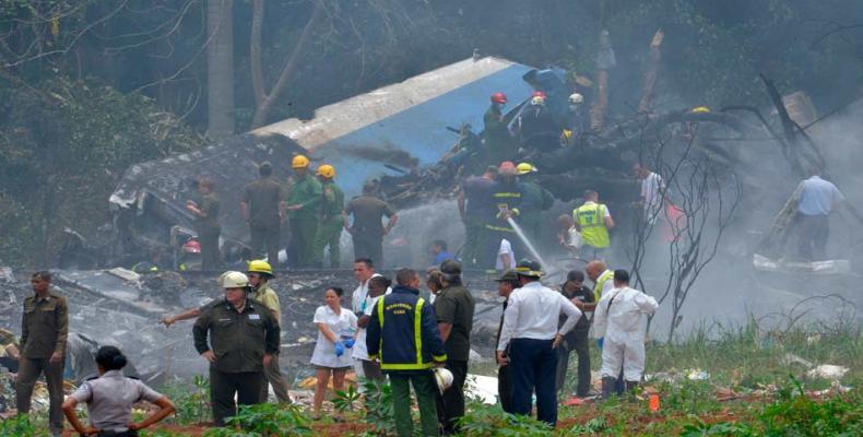 El avión se estrelló el pasado 18 de mayo, a las 12:08 hora local, sobre un área de cultivo. Foto: Archivo